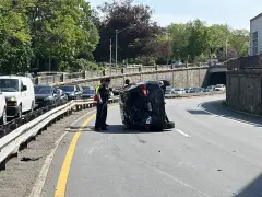 Person injured in crash on Route 9 in Wellesley; eastbound side of highway closed